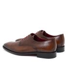 Lucine bruine derby's van 100% leer