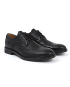 Derbies 100 % cuir Mievega noirs