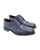 Derbys aus 100% marineblauem Pateri-Leder