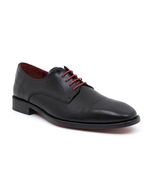 Derbies 100 % cuir Lucine noirs