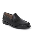 Schwarze Mokassins Befago aus 100% Leder