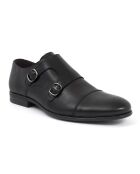 Monks 100% schwarzes Milamon-Leder