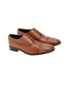 Oxford schoenen 100% lichtbruin Pangle leer