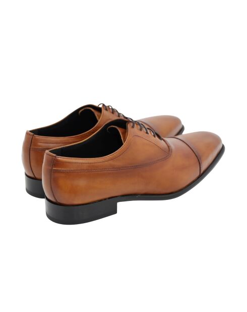 Scarpe Oxford 100% pelle Pangle marrone chiaro