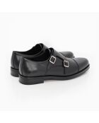 Monks 100% schwarzes Conado-Leder