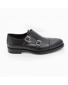 Monks 100% schwarzes Conado-Leder