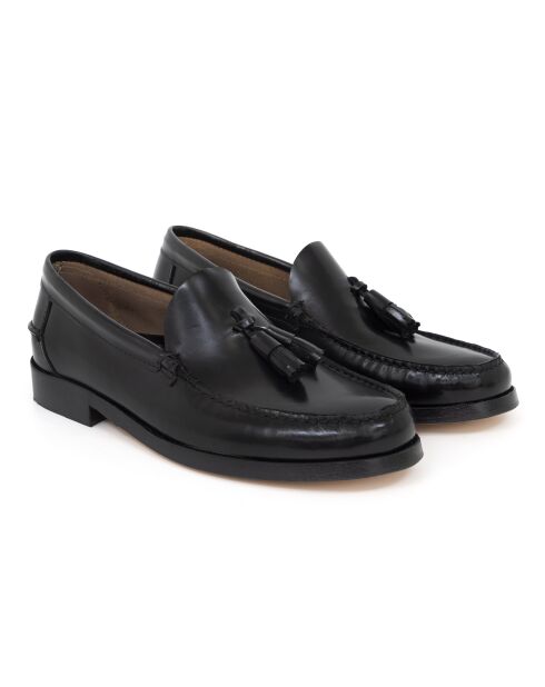 Besorla schwarze Loafer aus 100% Leder