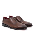 Zapatos Oxford Derbies Lonalo marrones 100% piel
