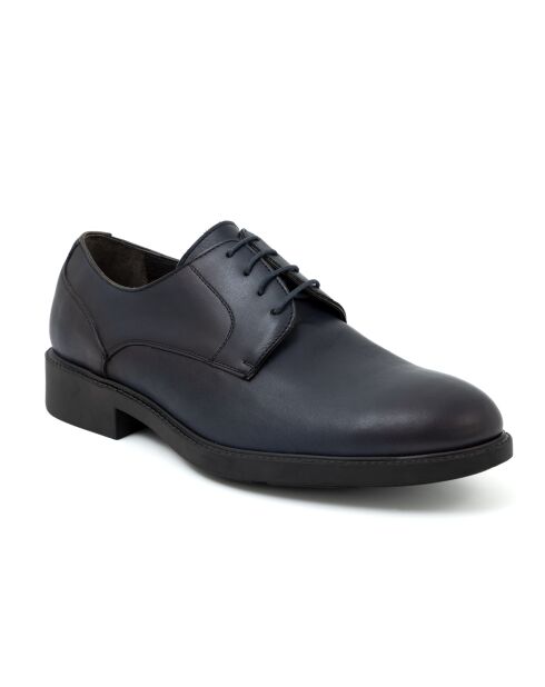 Derbies 100 % cuir Cantor bleu marine