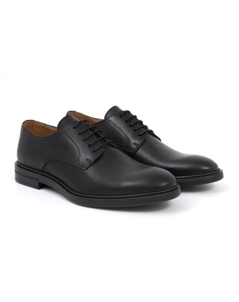 Derbies 100 % cuir Mideli noirs