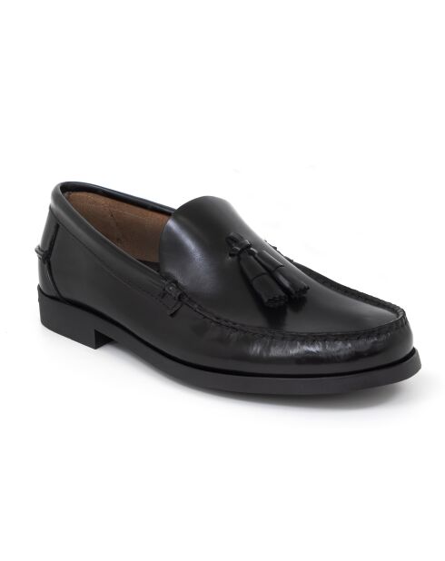 Mocassins 100 % cuir Begorla noirs