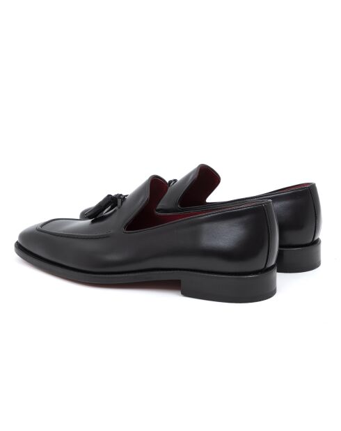 Schwarze Loafer Lubor aus 100% Leder