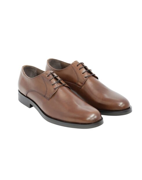 Derby Banapor marrone 100% pelle