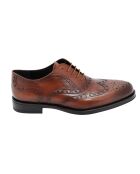 100% bruine Pabro leren Oxford-schoenen