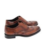 100% bruine Pabro leren Oxford-schoenen