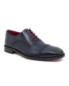 Zapatos Oxford Lugado azules 100% piel