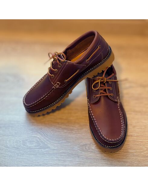 Minol camel bootschoenen van 100% leer