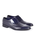 Marineblauwe Pamor Oxford-schoenen van 100% leer