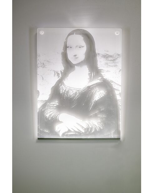 Leonard transparente Leuchttafel - 38x28x1 cm