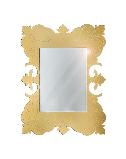 Altergo gouden tafelspiegel - 42x15x33 cm