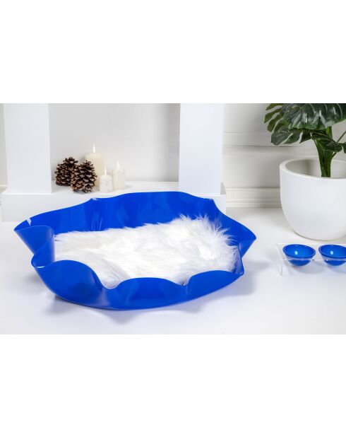 Arena para gatos I-Pet Drape Sit, azul