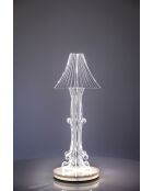 So Kate tafellamp klein transparant - 14x14x28 cm