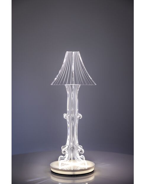 So Kate tafellamp klein transparant - 14x14x28 cm