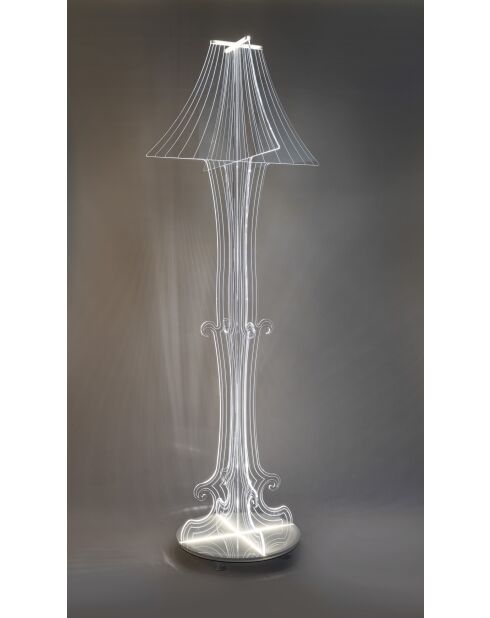 Lampadaire So kate grand transparente - 70x70x172 cm