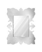 Altergo zilveren tafelspiegel - 42x15x33 cm