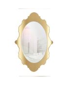 Gouden welkomstspiegel - 64x4x100 cm