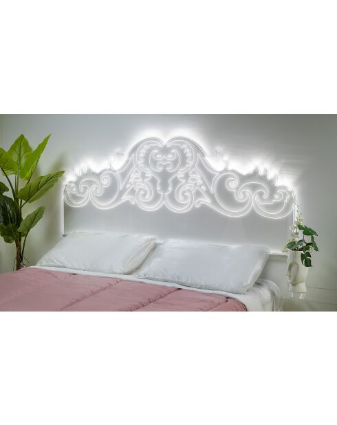 Botticelli transparentes doppeltes Kopfteil - 180x1x75 cm