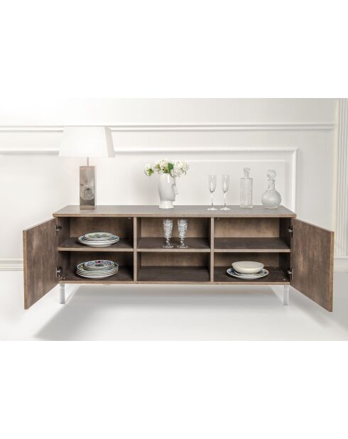 Cortenbrauner TV-Ständer