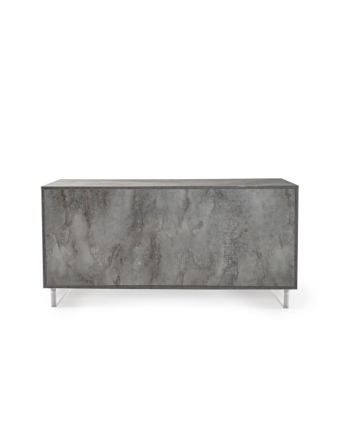 Buffet placard gris - 160x60x70 cm