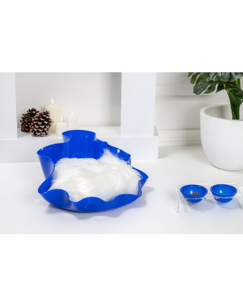 Arena para gatos I-Pet Drape Sit, azul