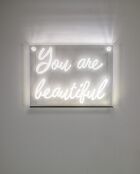 Marco transparente You Are Beautiful - 28x21x1 cm