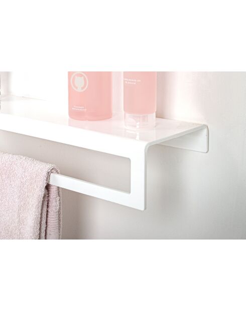 Porte - serviettes clio grand blanc - 30x79x11 cm