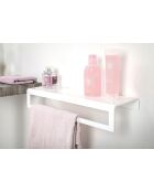 Porte - serviettes clio grand blanc - 30x79x11 cm
