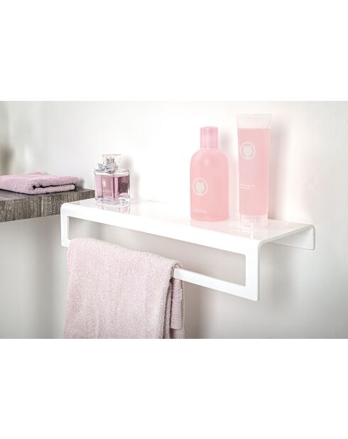 Porte - serviettes clio grand blanc - 30x79x11 cm