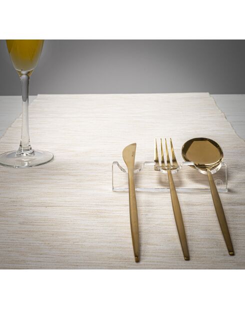 Kit 4 Porte-couverts bon ton 3 transparents - 12x0,12x2,8 cm