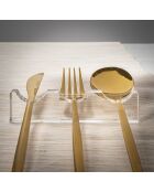 Kit 4 Porte-couverts bon ton 3 transparents - 12x0,12x2,8 cm