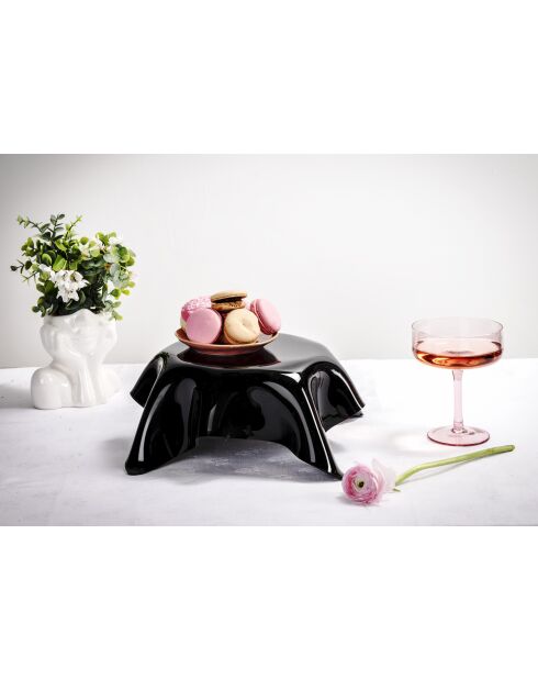 Centrotavola Medium Black Sheets