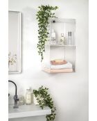 Armoire murale clio double transparence - 38x38x68 cm
