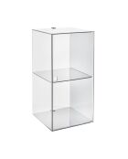 Armoire murale clio double transparence - 38x38x68 cm