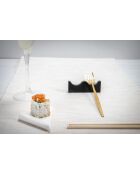 Kit 4 Porte-couverts 2 noirs - 12x8x0,12 cm