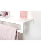 Porte - serviettes clio petit blanc - 30x79x11 cm
