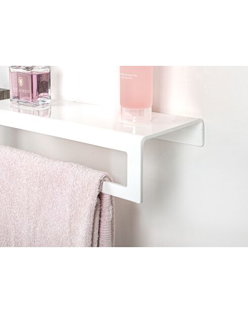 Porte - serviettes clio petit blanc - 30x79x11 cm