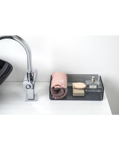 Petit rangement clio beauty gris - 27,6x16,675x6,9 cm