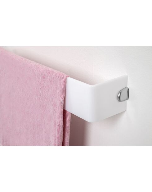 Porte - serviettes clio grand format blanc - 11x16x54 cm