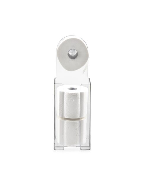 Porte - papier toilette clio multiple transparent - 34x53x22 cm