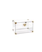 Petit coffre Baù transparent - 25x40x25 cm